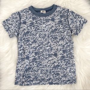 Monrow mini boys blue vintage feel t shirt size 4